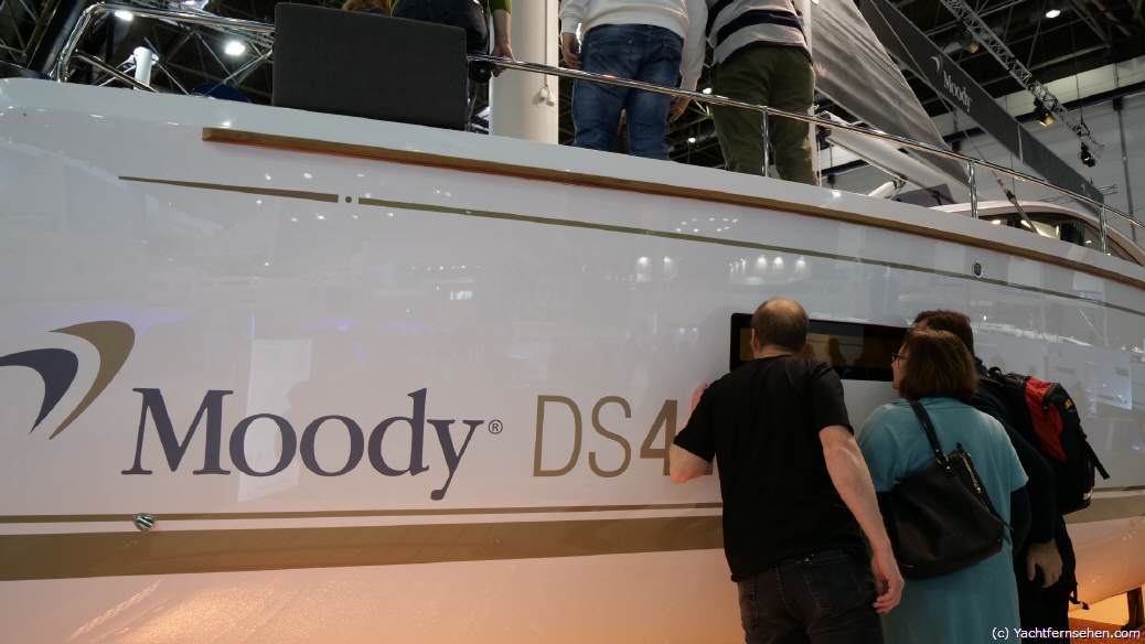 Die Moody DS 41 sorgte am Premierentag für interessierte Blicke.