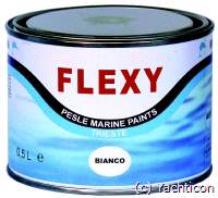 Flexy Paint von Yachticon, eine flexible Spezialfarbe, soll die Außenhaut eines Beibootes / Dinghis wieder wie neu machen.