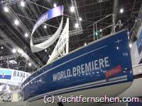 Die neue Segelyacht Bavaria Cruiser 34 auf der boot 2016 in Düsseldorf.