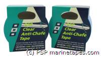 Klare Schutzfolie von PSP Marinetapes für besonders belastete Stellen auf Holz- und GFK-Decks