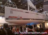 Die neue Segelyacht Dehler 38 wurde zu Beginn der Wassersportmesse boot in Düsseldorf 2013 präsentiert.