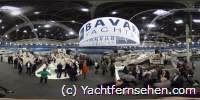 Die Bavaria World auf der boot Düsseldorf, Bavarias Yachts on Duesseldorf boat show "boot" - (c)  by yachtfernsehen.com.