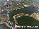 Hafen / haven / harbour Oudeschild Texel / Netherlands von oben / airview - by Yachtfernsehen.com