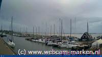 Live-Webcam im Hafen von Marken, Markermeer, Netherlands, Holland, NIederlande.