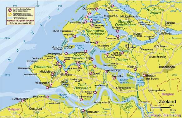 Die Provinz Zeeland gehört zu den schönsten Segelrevieren der Niederlande. (c) Mundo Marketing
